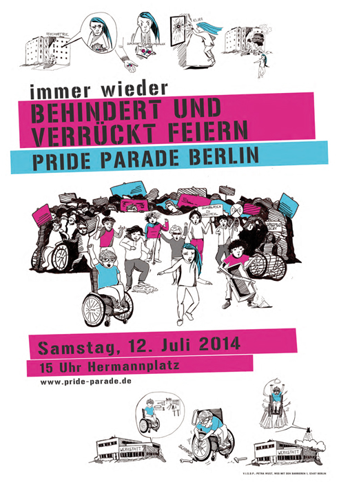Plakat zur Parade 2014